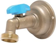 SharkBite 1/2 x 3/4 Inch MHT 90 Degree Hose Bibb, Quarter Turn, Push To Connect Brass Plumbing Fitting, PEX Pipe, Copper, CPVC, PE-RT, HDPE, 24620LF