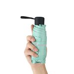 Small Mini Umbrella with Case by GAOYAINIG Light Compact Design Perfect for Travel Lightweight Portable Parasol Outdoor Sun&Rain Umbrellas Turquoise