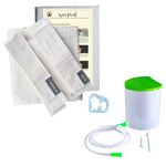 Manushya Life Wet Pack cotton patti and Enema kit Satvik 1500ml improved model combo pack with user manual