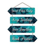 Artvibes Motivational Quotes Wall Hanger for Home Decor | Office | Gifts | Bedroom | Wall Decorative Items for Living Room | Door Hanging | Mdf Wall Decoration | Modern Wooden Wall Art (WH_4406N)