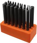 NEIKO 02621A Transfer Punch Set with Premium Heat-Treated Alloy Steel Punches, Hole-Punch Set, Punch Sizes 3/32" to 1/2", 28-Piece Kit