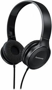 Panasonic RP-HF100ME- K Casque Stéréo, HP 30mm, avec Aimant Neodyme, Pliable avec Coussinets Souples, Noir