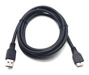 MainCore 2m Long SuperSpeed USB 3.0 Type A to Micro-B Cable For External Hard Drive (Available in 0.15m, 0.30m, 0.50m, 0.75m,1m, 2m) (2m)