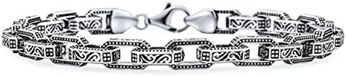 Mens Unisex Thick Heavy Solid Byzan