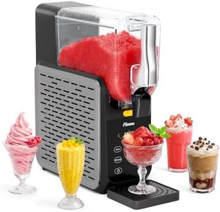 Flimma 120oz(96oz Liquid Capacity) Party-Size Soft Serve & Slushie Machine | Slushy Machine for Home, Ice Cream Maker, Auto-Reverse Mix, 15 Min Freeze, 5 Presets, Self-Clean for Margaritas, Slushies