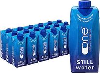 One Water Natural Still Water 18 x 500ml Cartons - Pure Refreshing 7.5 pH Boxed Water - 100% Recyclable & Sustainable Bulk Pack