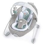 Ingenuity SmartBounce Automatic Baby Bouncer Seat with White Noise, Music, -Toy Bar & 2 Plush Infant Toys, 0-6 Months Up to 20 lbs (Pemberton)
