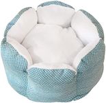 Round Soft Plush Fluffy Dog Bed - F