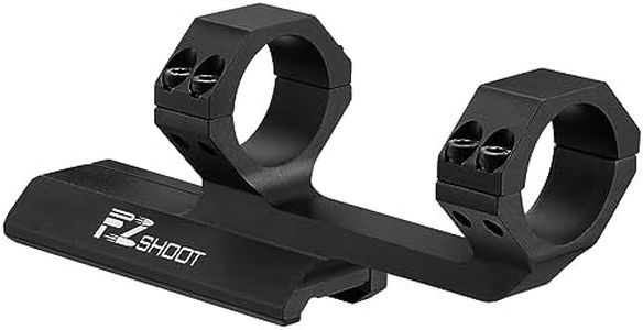 EZshoot Cantilever Offset Scope Mount 1 inch / 30mm, Dual Rings with Adjustable Base for 20mm Picatinny Rail