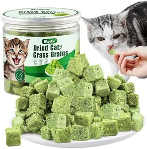 50g Cat Grass Teething Treat, Delicious Cat Grass Teething Snack Edible Cat Chew Toy for Teeth Cleaning and Hairball Removal in Cat