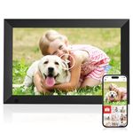 GGUA Digital Photo Frame Wifi 10.1 Inch Built in 32GB Memory, 1280x800 IPS LCD Touchscreen, Auto-Rotate and Audio, Quick and Easy Share Photos or Videos via the Frameo App, the Best Choice for Gifting