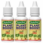 Garden Genie Plant Boost Liquid Biofertilizer, (3 x 50ml) | Organic Plant Booster for Speed Growth | Promotes Healthy Roots of All Home Garden Plants | Liquid Fertilizer for Plants Home Garden