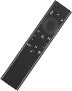 Universal BN59-01386B Solar Power Voice Remote Control Compatible for Samsung Neo led Smart 4k Ultra HD TV - 2022 models GU43BU8079UXZG GU43BU8579UXZG GU50BU8079UXZG GU55BU8079UXZG GU65BU8079UXZG
