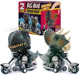 DINOBROS Dinosaur Toy Cars 2 Pack F