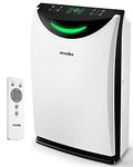 ECONIKA Air Purifiers for Large Room - 4 in 1 Humidifier and Air Purifier in One - H13 True HEPA Air Purifier - Ionizer and UV-lamp - Covers Up to 700 Sq.Foot Home Air Cleaner