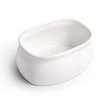 2 Pack Porcelain Sugar Packet Holder, Pure White Ceramic Sugar Bowl Salt Shaker,Tea Bag Bowl