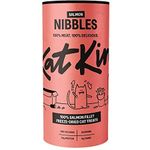 KatKin Salmon Nibbles (50g Tube): 100% Salmon Fillet Freeze-Dried Cat Treats – Delicious Fresh Salmon; Freeze-Dried to Protect Nutrition; Made in the UK for Cats and Kittens