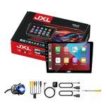 JXL 9 Inch HD 1280P Car Android Stereo 4GB RAM/64GB ROM with MTK (TS9) Processor Wireless Android Auto and Wireless Apple Car Play Gorilla Glass IPS Display with AHD Camera