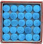 GOSONO 50pcs/lot 13mm Blue Billiard Pool Cue Tips Hardness in M Billiard Snooker Cue Stick Tip Billiard Accessories