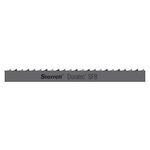 Starrett Duratec SFB Band Saw Blade, Carbon Steel, Regular Tooth, Raker Set, Neutral Rake, 93" Length, 3/4" Width, 0.032" Thick, 14 TPI