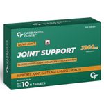 Carbamide Forte Glucosamine & Chondroitin MSM - Joint Support Supplement with Vitamins - 3900mg Per Serving – 10 Tablets