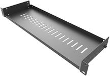 Jingchengmei 1U Disassembled Vented Cantilever Keyboard Shelf for 19 Inch Rack and Cabinet (1U6V)