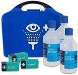 Reliwash REL903 Complete Triple Eye Wash Station, Aura Box, Multi, 51 Count