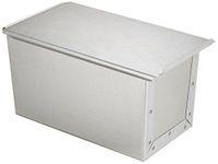 遠藤商事(Endo Shoji) Endoshoji WSY03015 Altite Bread Pan, Commercial Use, with Lid, 1.5 Loaf, Iron Aluminum Plated, Made in Japan, Silver