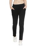 Global Republic Jegging for Women Black Solid Stretchable with Straight fit Jegging