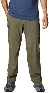 Columbia Men's Silver Ridge Utility Convertible Pant, Stone Green, 38