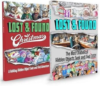 Lost And Found: Hidden Pictures Seek and Find Puzzle Books for Adults (Classic + Christmas)