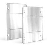 Cooling Rack Set of 2, Homikit Stainless Steel Wire Grill Rack for Oven Roasting Baking Cooking, Drying Grilling Rack Fit Large Baking Tray for Cake/Meat/Bread, Heavy Duty & Dishwasher Safe