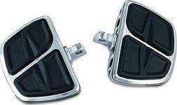 Kuryakyn 7610 Motorcycle Accessory: Kinetic Mini Board Floorboards with Male Mount Adapters, Chrome, 1 Pair