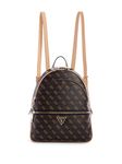 GUESS Women's Manhattan Large Backpack, Brown, One Size