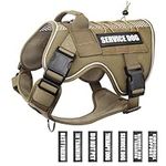 WINSEE Tactical Dog Harness with 7 