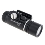 Securitying 320LM Rail Mounted Compact Pistol Light, Waterproof Mini Tactical Gun Flashlight Weapon Light Handgun Torch for Picatinny MIL-STD-1913