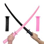 MUNSKT 2 Pieces 3D Printed Gravity Retractable Samurai Sword，Samurai Cosplay Model Toys Knife Telescopic Sword ,Retractable Sword，Creative Decompression Tricky Toy for Friends Lovers Kids