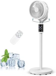 Pedestal Fan, 40'' Oscillating Standing Fan with Remote Control, Adjustable Height Air Circulation Floor Fan, Timer, 6 Speeds Adjustable Stand Fan for Home, Bedroom, Dormitory, Office