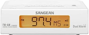 Sangean RCR5 AM/FM Clock Radio, Whi