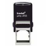 Trodat Printy 4933 Teacher Stamp Smiley Face (no dimples) – Self Inking, Red Ink, 62253,Small