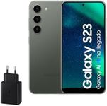 Samsung Galaxy S23, 256GB + Cargador de 45W - Smartphone Android con IA, Teléfono Móvil Desbloqueado, Color Verde (Versión Española)