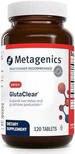 Metagenics GlutaClear - Advanced Glutathione Support* - 750 mg Niacin - Potent Antioxidant Support* - with Broccoli Seed Extract & Vitamin C - Non-GMO & Gluten Free - 120 Tablets