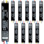 Replacement for Sylvania Ballast QTP4X32T8/UNV ISN-SC, Philips ICN-4P32-N, Keystone KTEB-432-UV-IS-N-P, for 4 Fluorescent T8 Lamps - 120-277V - 32 Watt - Pack of 10