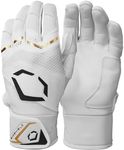 EvoShield Carbyne Adult Batting Gloves - Team White, Medium