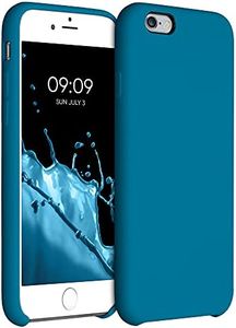 kwmobile Cover per Apple iPhone 6 / 6S Custodia - Back Case per Smartphone in Silicone TPU - Protezione Gommata - blu indaco