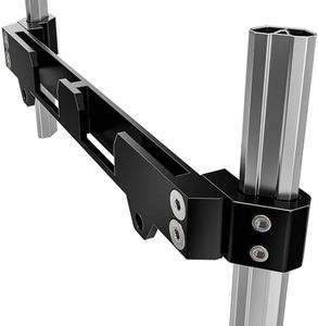 Alpha Engineered Tool Rail Mount Compatible with Milwaukee Packout Tool Box - Packout Side Mount for Milwaukee Packout Rail System - Mounts Half Size Packout & Packout Accessories - Black