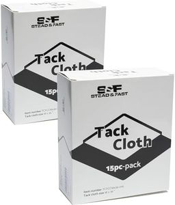 S&F STEAD & FAST Tack Cloth Automotive Painting, 30-pc Tack Cloths for Removing Dust 18"x36", Sticky Tac Cloths, Professional Grade Tack Rags for Woodworking, Tac Rag Bulk Pack