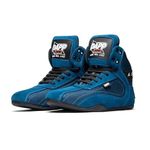 OFFICIAL DAPP X-Series Weightlifting Shoes for Men and Women | Suede Exterior | Signature Flat Sole | Padded Interiors for Stability | Smart Cushioning | Wide Toe Box | Blue | UK 5