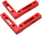 WEITARI 2pcs Mini Square, Small Pocket Wood Working Tool, Check Square on Carpenter Cutting Tools, Premium Precision Woodworking Tools, Red, Aluminum