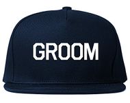 Kings Of NY The Groom Bachelor Party Snapback Hat Cap Navy Blue